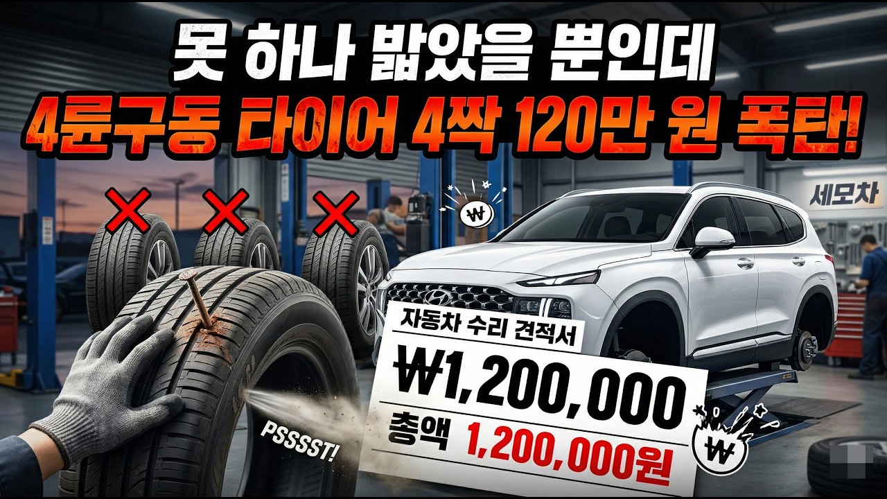 스포티지, 투싼 살 때 '4륜구동' 넣지 마세요! 300만 원짜리 가짜 안전 부적 (윈터 타이어가 압승인 이유) - Wise_Driver 썸네일