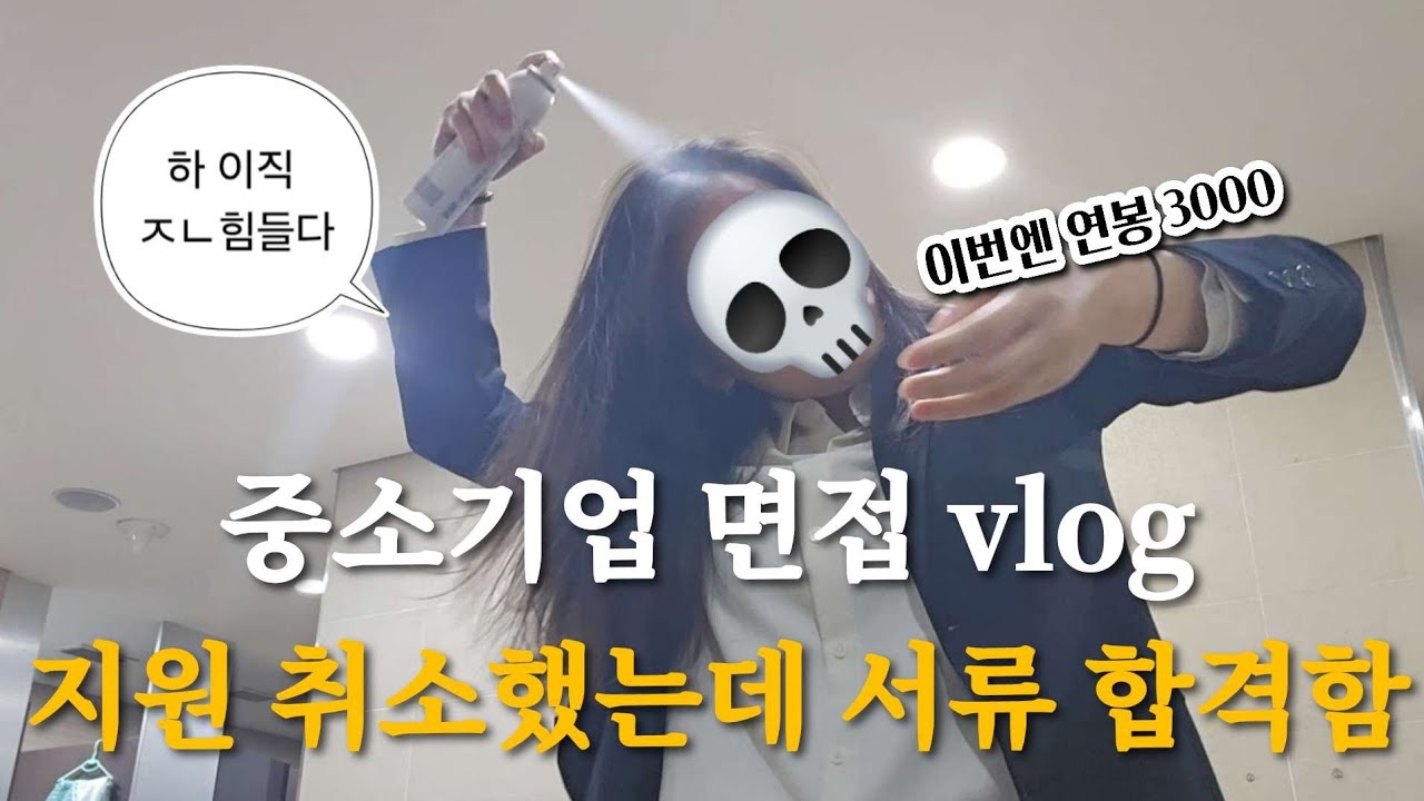  연봉 3000 이상 중소기업은 어떤 면접 질문을 할까? 쉽지 않은 직장인 이직 vlog - sseummalin 썸네일