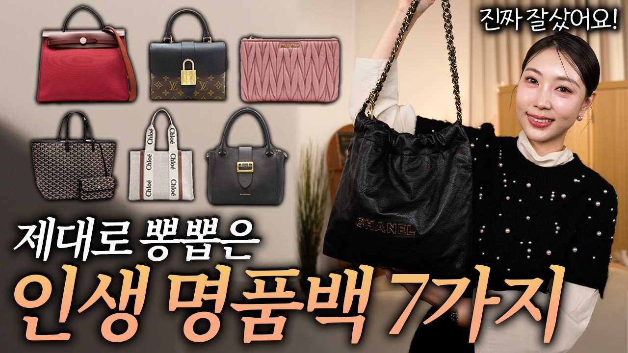 만족도 200%! 명품 전문 쇼호스트가 제대로 뽕뽑은 인생 명품백 TOP7 (가성비 명품 입문백 추천) - 패피티비 썸네일