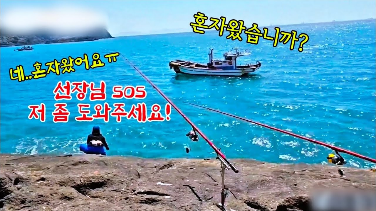  혼자 참돔대물낚시 갔다가 지나가는배에 구조 요청했습니다...(결과 미쳤다) - 쵸니 썸네일