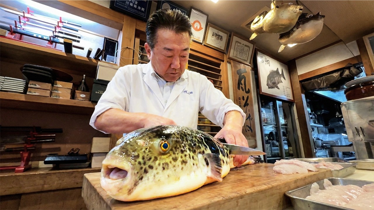  먹을 수 있는 가장 독성이 강한 물고기! 마스터 셰프만 준비할 수 있습니다! - Japanesefoodcraftsman 썸네일