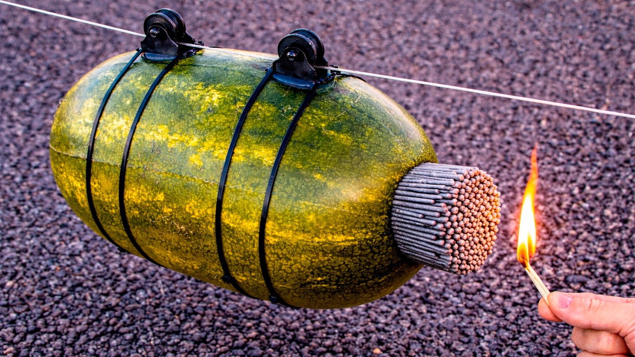  🍉🚀 Jet-Watermelon: Ultimate Shockwave Engine Test - LEAD808 썸네일