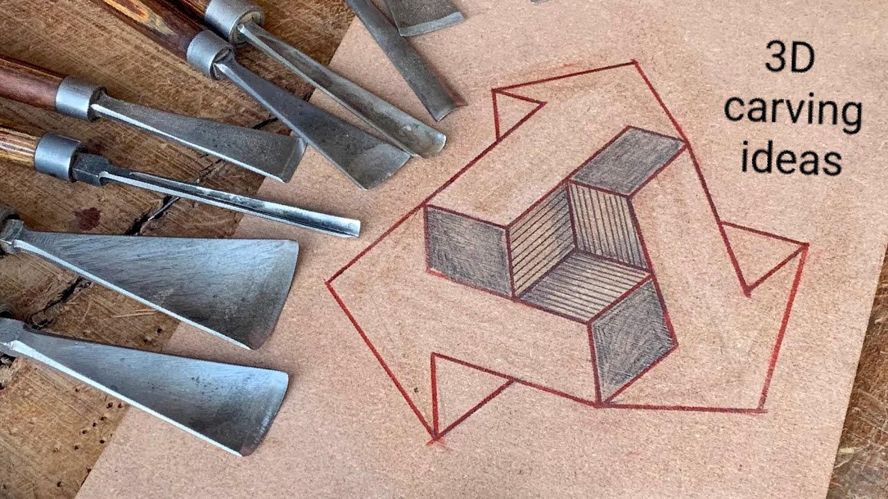  simple easy carving ideas :Tutorial - Waseemwoodcarving 썸네일