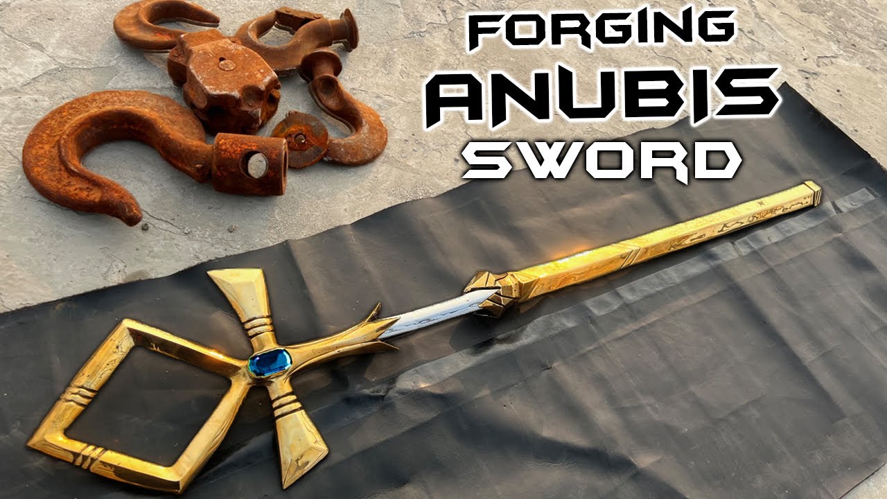  Forging ANUBIS Sword out of Rusty Hook - OLDSMITH 썸네일