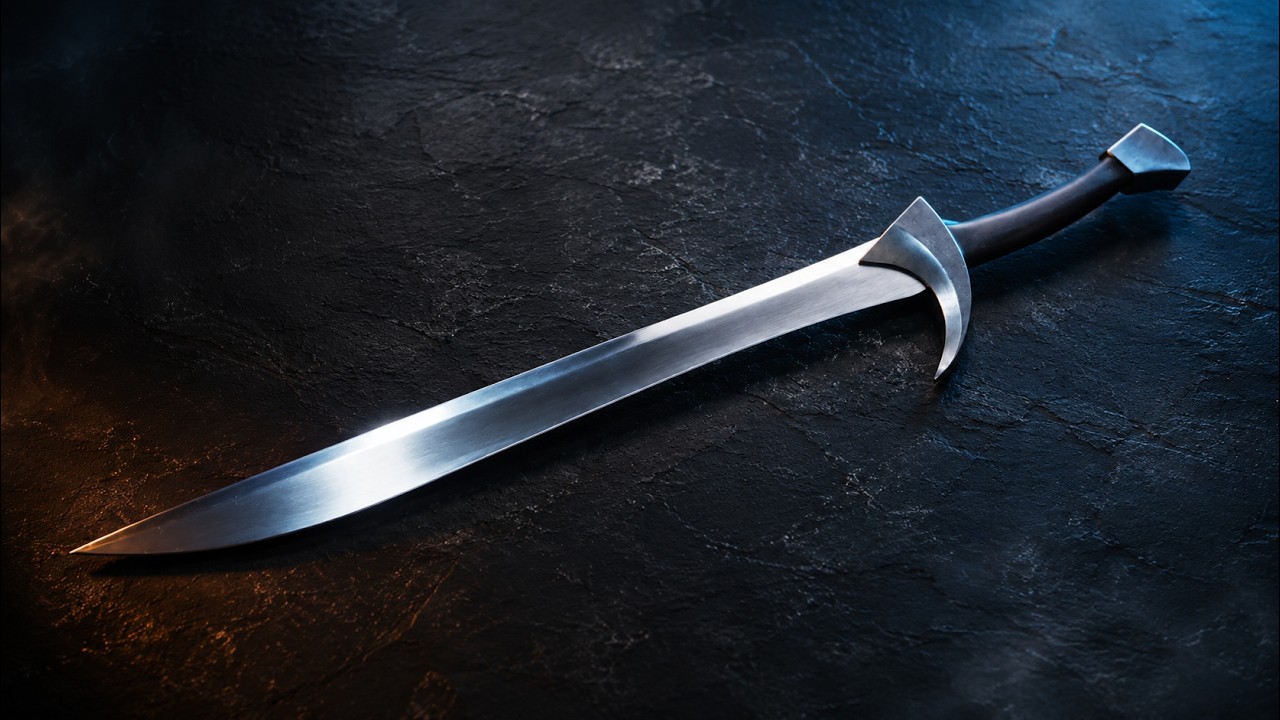  Blacksmith Makes an Orcrist-Inspired Sword (The Hobbit) - brokentowerknives 썸네일