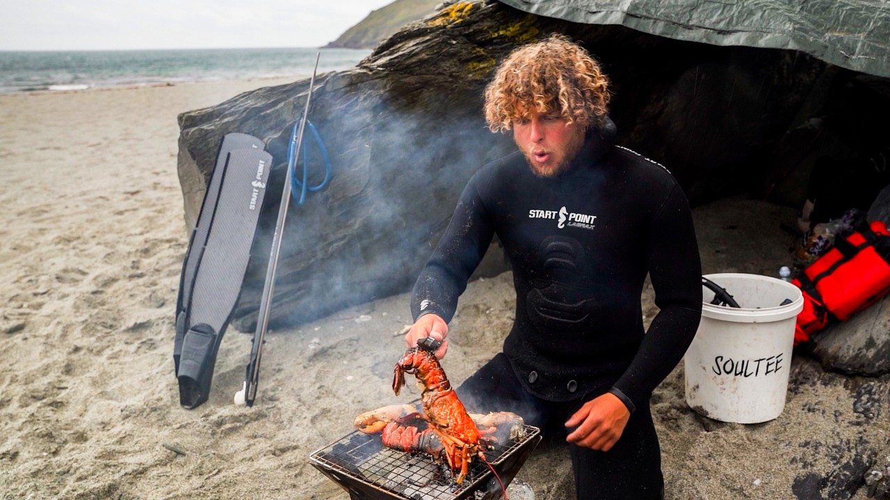  EPIC Diving For Dinner in The UK (Campfire Catch & Cook) - soultee-uk 썸네일