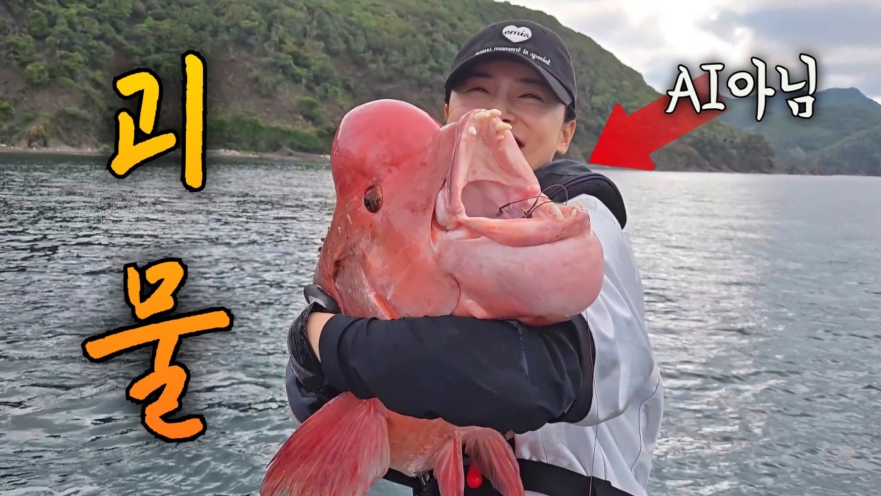 걸면 진짜 끌려갑니다ㄷㄷ 한 두마리가 아닌 대물의 서식지!! 낚시대 뽑기가 무섭다.. - riantvB 썸네일